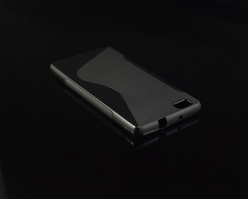 Silikónový ochranný obal S-line pre Huawei P8 - biely