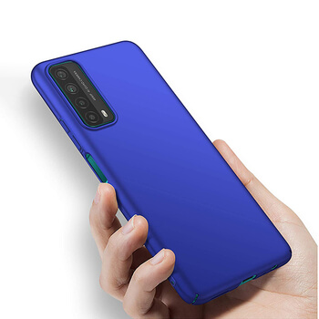 Ochranný plastový kryt pre Huawei P Smart 2021 - modrý
