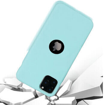 Silikónový matný obal s výrezom pre Apple iPhone 13 Pro - svetlo modrý