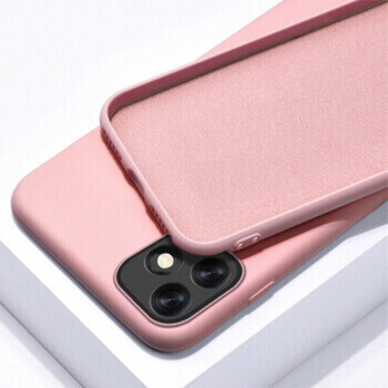 Extrapevný silikónový ochranný kryt pre Apple iPhone 13 Pro Max - svetlo ružový