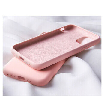 Extrapevný silikónový ochranný kryt pre Apple iPhone 13 Pro Max - svetlo ružový