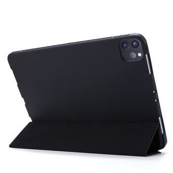 2v1 Smart flip cover + zadný silikónový ochranný obal pre Apple iPad Pro 12.9" 2021 (5.generace) - červený