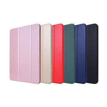2v1 Smart flip cover + zadný silikónový ochranný obal pre Apple iPad Pro 12.9" 2021 (5.generace) - zlatý