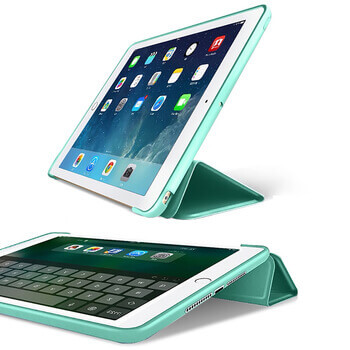 2v1 Smart flip cover + zadný silikónový ochranný obal pre Apple iPad Pro 11" 2021 (3.generace) - zelený