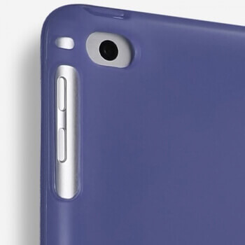 2v1 Smart flip cover + zadný silikónový ochranný obal pre Apple iPad mini 8.3" 2021 (6. generace) - modrý