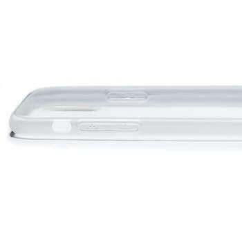Silikónový matný obal pre Apple iPhone 11 Pro Max - biely