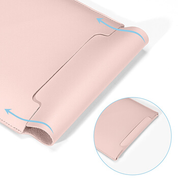 Ochranný koženkový obal pre Apple MacBook Air 13" (2012-2017) - svetlo modrý