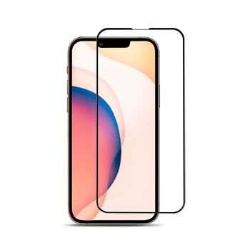 3D ochranné tvrdené sklo s rámčekom pre Apple iPhone 13 mini - čierne