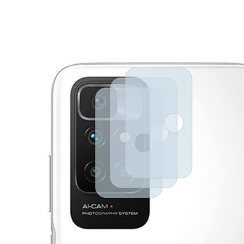 3x Ochranné sklo na šošovku fotoaparátu a kamery pre Xiaomi Redmi 10