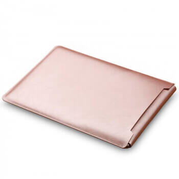 Ochranný kožený obal pre Apple MacBook Pro 14" (2021, M1) - ružový