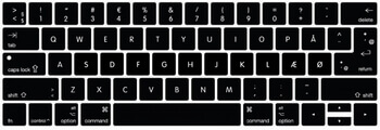 Silikónový ochranný obal na klávesnici EÚ verzia pre Apple MacBook Pro 14" (2021, M1) - čierny