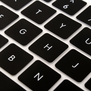 Silikónový ochranný obal na klávesnici US verzia pre Apple MacBook Pro 14" (2021, M1) - priehľadný