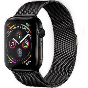 Elegantní kovový pásek pro chytré hodinky Apple Watch 41 mm (7.série) - čierny