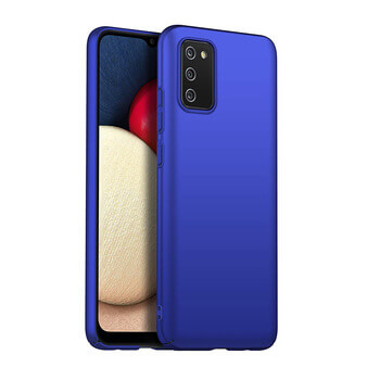 Ochranný plastový kryt pre Samsung Galaxy A03s A037G - modrý