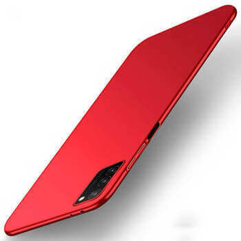 Ochranný plastový kryt pre Samsung Galaxy A03s A037G - červený