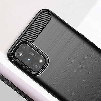 Ochranný silikónový obal karbón pre Vivo Y11s - čierny