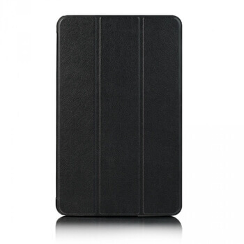 2v1 Smart flip cover + zadný plastový ochranný kryt pre Samsung Galaxy Tab S8 Ultra - čierny
