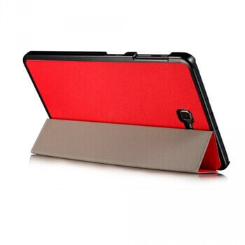 2v1 Smart flip cover + zadný plastový ochranný kryt pre Samsung Galaxy Tab S8 - červený