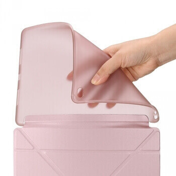 2v1 Smart flip cover + zadný silikónový ochranný obal pre Apple iPad Air 5 10.9" (2022,M1) - čierny