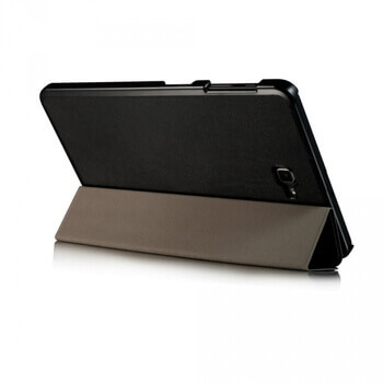 2v1 Smart flip cover + zadný plastový ochranný kryt pre Samsung Galaxy Tab A7 Lite (SM-T220) - čierny
