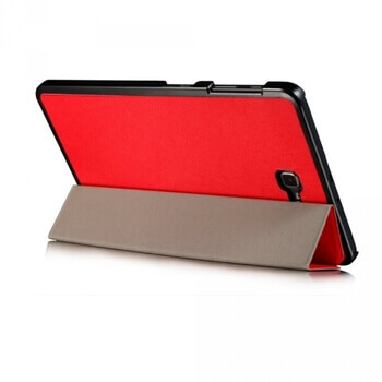 2v1 Smart flip cover + zadný plastový ochranný kryt pre Samsung Galaxy Tab A7 Lite (SM-T220) - červený