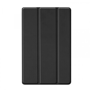 2v1 Smart flip cover + zadný plastový ochranný kryt pre Samsung Galaxy Tab A8 (SM-X200) - čierny