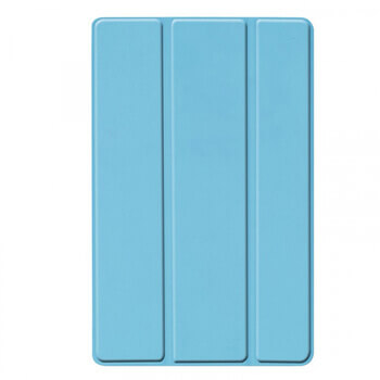 2v1 Smart flip cover + zadný plastový ochranný kryt pre Samsung Galaxy Tab A8 (SM-X200) - svetlo modrý