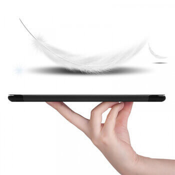 2v1 Smart flip cover + zadný plastový ochranný kryt pre Samsung Galaxy Tab A8 (SM-X200) - svetlo modrý