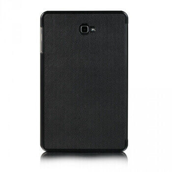 2v1 Smart flip cover + zadný plastový ochranný kryt pre Samsung Galaxy Tab S6 Lite (SM-P610) - čierny