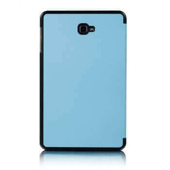 2v1 Smart flip cover + zadný plastový ochranný kryt pre Samsung Galaxy Tab S6 Lite (SM-P610) - svetlo modrý