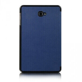 2v1 Smart flip cover + zadný plastový ochranný kryt pre Lenovo Tab P11 - tmavo modrý