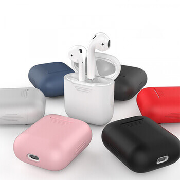 Silikónové ochranné puzdro pre Apple AirPods 3.generace (2021) - biele (3.generácia)
