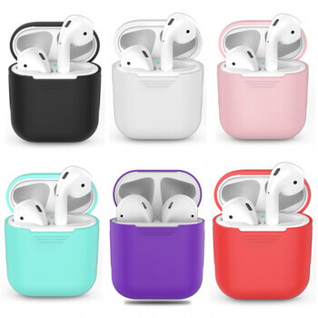 Silikónové ochranné puzdro pre Apple AirPods 3.generace (2021) - biele (3.generácia)
