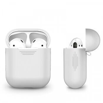 Silikónové ochranné puzdro pre Apple AirPods 2.generace (2019) - biele