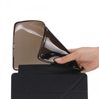 2v1 Smart flip cover + zadný silikónový ochranný obal pre Apple iPad Air 5 10.9" (2022,M1) - biely