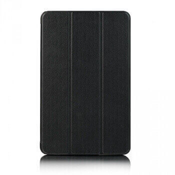 2v1 Smart flip cover + zadný plastový ochranný kryt pre Samsung Galaxy Tab S7 FE (SM-T733) - čierny