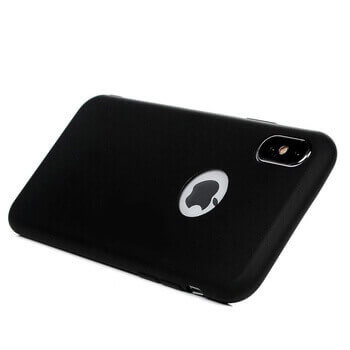 Silikónový matný obal s výrezom pre Apple iPhone 14 - čierny