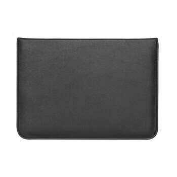 2v1 Puzdro s magnetom a stojanom z ekokože pre Apple MacBook Air 13,6" (2022, M2) - čierne