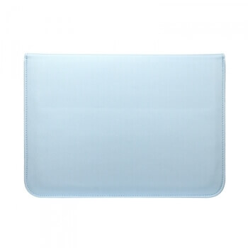 2v1 Puzdro s magnetom a stojanom z ekokože pre Apple MacBook Air 13,6" (2022, M2) - svetlo modré