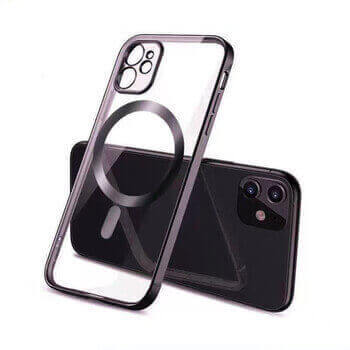 MagSafe silikonový kryt pre Apple iPhone 14 Pro - čierny