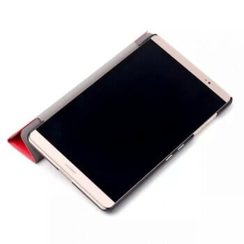 2v1 Smart flip cover + zadný plastový ochranný kryt pre Huawei MatePad Pro (MRX-W09) - čierny