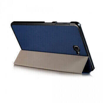 2v1 Smart flip cover + zadný plastový ochranný kryt pre Lenovo TAB P12 Pro 12.6" - tmavo modrý