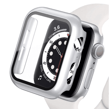 2v1 Kryt s ochranným sklom na Apple Watch Ultra 49 mm - strieborný