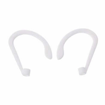 Ušné silikónové držiaky háčiky proti vypadnutiu za ucho pre Apple AirPods Pro (2.generace) - biele