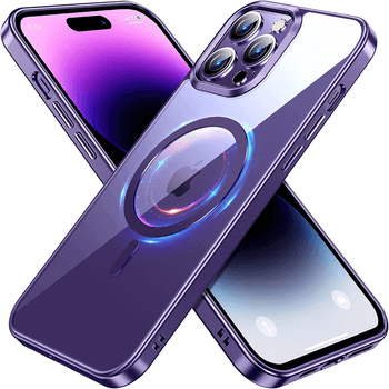 MagSafe silikonový kryt pre Apple iPhone SE (2020) - fialový