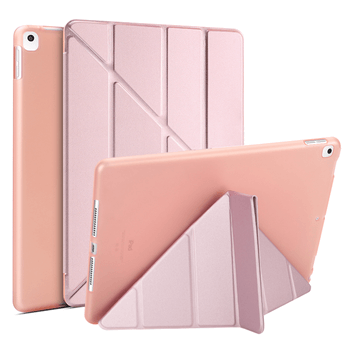 2v1 Smart flip cover + zadný silikónový ochranný obal pre Apple iPad 10.2" 2019 (7. generace) - ružový