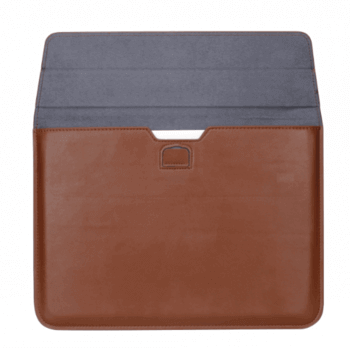 2v1 Puzdro s magnetom a stojanom z ekokože pre Apple MacBook Pro 13,3" (2022,M2) - hnedé