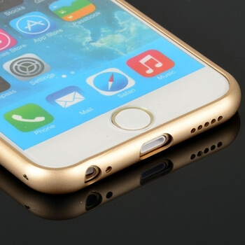 Ochranný hliníkový rámček BUMPER pre Apple iPhone 6/6S - svetlo ružový