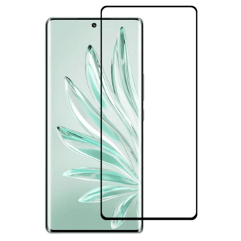 3D zahnuté ochranné tvrdené sklo pre Honor 70 - čierne