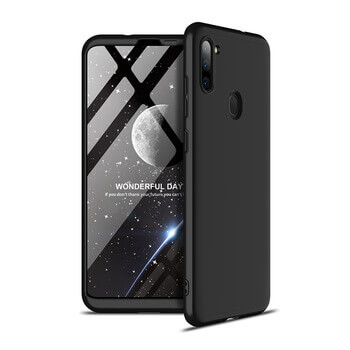 Ochranný 360 ° celotelový plastový kryt pre Samsung Galaxy A13 4G - modrý